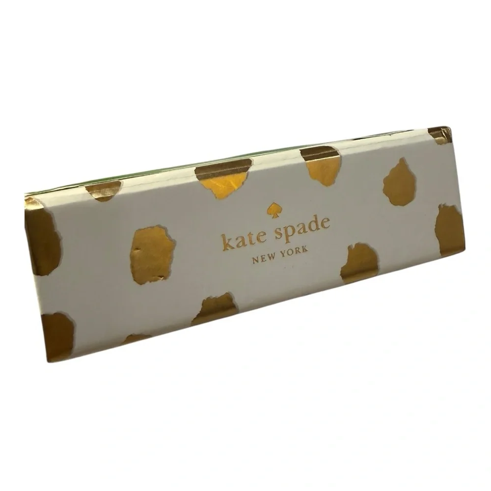 kate spade new york Gold Flamingo Dot Loose Note Holder NEW (no pen)